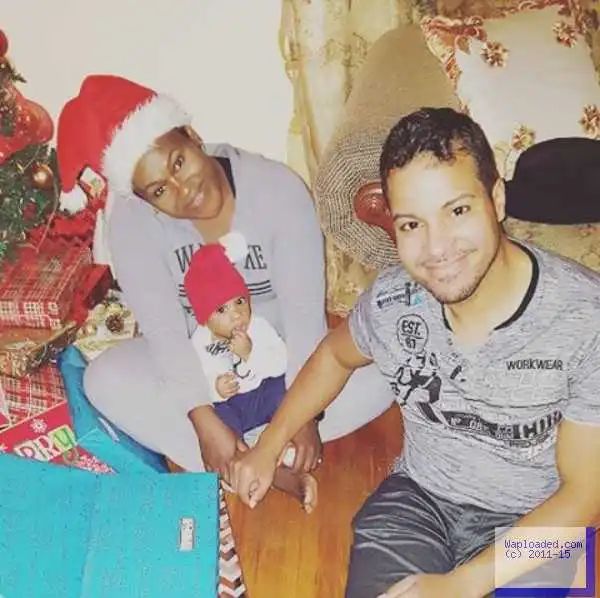 Uche Jombo And Family In Adorable Christmas Photos